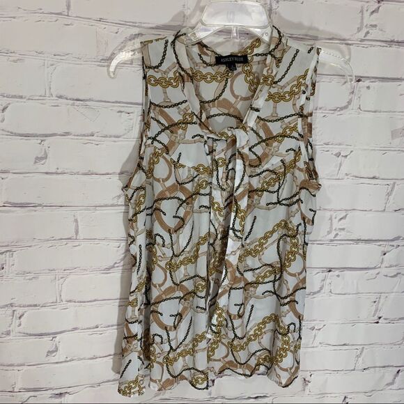 Ashley Blue large anchor top - Picture 1 of 6